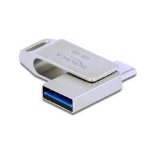 Delock USB-Stick 3.2 Gen 1 USB-C + Typ-A 128 GB