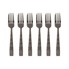 Sambonet Kuchengabel Jungle 6 Stück, Schwarz