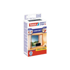 tesa Fliegengitter -Set Comfort, 2x 1.3 m x 1.5 m, Anthrazit
