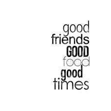 Braun + Company Papierservietten Good Friends, 33 cm x 33 cm, 20 Stück