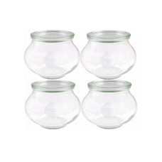 Weck Einmachglas 1000 ml, 4 Stück