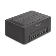 Delock Docking- und Klonstation USB-C – 2 x SATA HDD/SSD Delock Docking- und Klonstation USB-C – 2 x SATA HDD/SSD