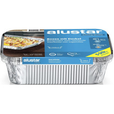 Alustar Grillschale 26 x 19 x 5.6 cm, 5 Stück