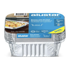 Alustar Grillschale 14.6 x 12.1 x 4 cm, 10 Stück