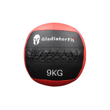 Gladiatorfit Medizinball Ultra-strapazierfähiger Wall Ball 9 kg