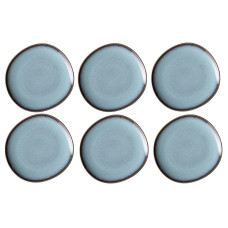 Villeroy & Boch Frühstücks- & Dessertteller Lave Ø 17 cm, 6 Stück, Hellblau Villeroy & Boch Frühstücks- & Dessertteller Lave Ø 17 cm, 6 Stück, Hellblau
