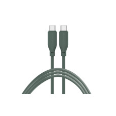 4smarts USB 2.0-Kabel Silikon High Flex USB C - USB C 1.5 m Petrol