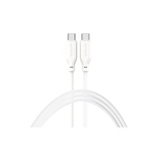 4smarts USB 2.0-Kabel Silikon High Flex USB C - USB C 1.5 m Weiss