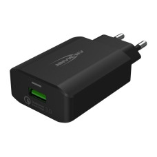 Ansmann USB-Wandladegerät Home Charger 130Q, 18 W, Schwarz