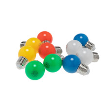 Star Trading Lampe E27, mehrfarbig Mehrfarbig, 10 Stück Star Trading Lampe E27, mehrfarbig Mehrfarbig, 10 Stück