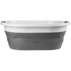 FTM Wäschekorb 36 l, Grau/Weiss FTM Wäschekorb 36 l, Grau/Weiss