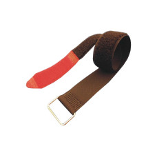 FASTECH Fast-Vstrap 16 x 350 mm Metal-Öse, Rot/Schwarz, 5 Stück