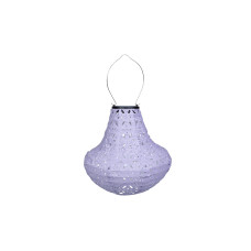 COCON Lampion LED Solar Vase, Violett