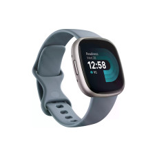 Fitbit GPS-Sportuhr Versa 4 Smartwatch Dunkelblau/Silber