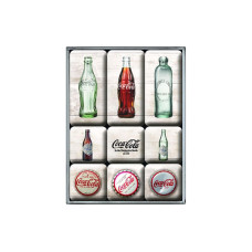 Nostalgic Art Magnet-Set Coca Cola 9 Stück, Mehrfarbig