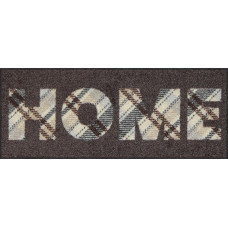 Salonlöwe Fussmatte Tartan Home Brown 30 cm x 75 cm