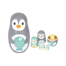Spielba Holzspielwaren Matrjoschka Pinguin