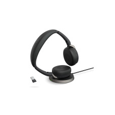 Jabra Headset Evolve2 65 Flex Duo UC, USB-A, inkl. Ladestation Jabra Headset Evolve2 65 Flex Duo UC, USB-A, inkl. Ladestation