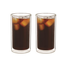 De'Longhi Kaffeebecher Cold Brew DLSC325 300 ml, 2 Stück, Transparent