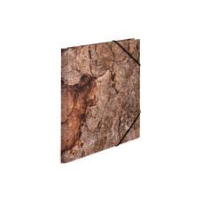 HERMA Gummibandmappe Wood Dunkelbraun HERMA Gummibandmappe Wood Dunkelbraun