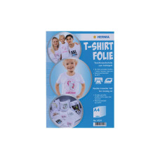 HERMA Aufbügelfolie A4, 20 Stück, Weiss