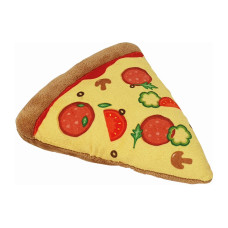 Nobby Hunde-Spielzeug Food Pizza, 20 cm, Gelb Nobby Hunde-Spielzeug Food Pizza, 20 cm, Gelb