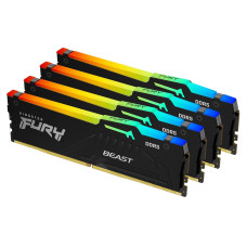 Kingston DDR5-RAM FURY Beast RGB 6000 MHz 4x 16 GB Kingston DDR5-RAM FURY Beast RGB 6000 MHz 4x 16 GB