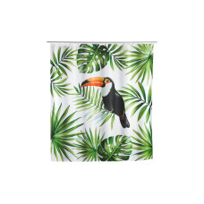 Wenko Duschvorhang Tucan 180 x 200 cm
