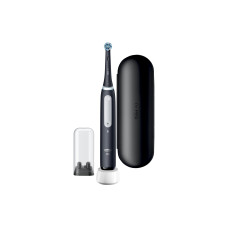 Oral-B Mikrovibrationszahnbürste iO Series 4 mit Etui, Schwarz matt