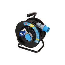 Max Hauri Kabelrolle 30 m, 1x T23, 1x CEE16/3, 1x Schuko, Schwarz Max Hauri Kabelrolle 30 m, 1x T23, 1x CEE16/3, 1x Schuko, Schwarz