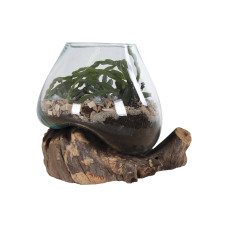 House Nordic Dekoschale San Marino 25 x 18 x 15 cm, 1 Stück, Nature