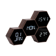 KARLSSON Digitalwecker Six in the Mix Braun KARLSSON Digitalwecker Six in the Mix Braun