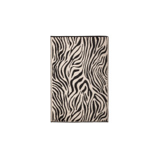 Esschert Design Teppich Zebra 150 x 242.5 cm, Schwarz/Weiss