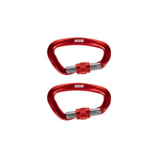 KOOR Karabinerhaken Sicuure, Rot, 2 Stück KOOR Karabinerhaken Sicuure, Rot, 2 Stück
