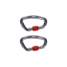 KOOR Karabinerhaken Sicuure, Silber, 2 Stück KOOR Karabinerhaken Sicuure, Silber, 2 Stück