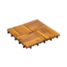 COCON Balkon- und Terrassenplatten Akazie, 30 x 30 cm, 6 Stück COCON Balkon- und Terrassenplatten Akazie, 30 x 30 cm, 6 Stück