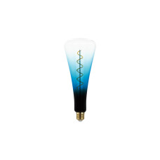 EGLO Leuchten Lampe 4 W E27 Blau-Schwarz-Transparent