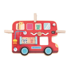 Spielba Holzspielwaren Motorikbrett zum Aufhängen Spielba Holzspielwaren Motorikbrett zum Aufhängen