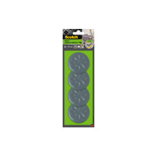 3M Möbelgleiter Flexibal, Ø 65 mm, Grau, 4er Pack