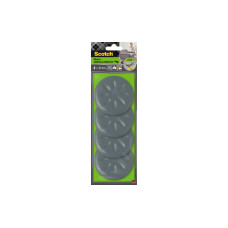 3M Möbelgleiter Flexibal, Ø 80 mm, Grau, 4er Pack