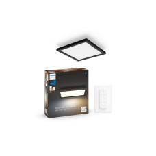 Philips Hue Panelleuchte White Ambiance Aurelle, 30 x 30 cm, Schwarz Philips Hue Panelleuchte White Ambiance Aurelle, 30 x 30 cm, Schwarz