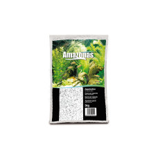 AMAZONAS Bodengrund Aquarienkies 2-3 mm, 5 kg, Weiss