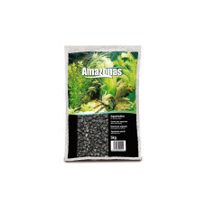 AMAZONAS Bodengrund Aquarienkies 2-3 mm, 5 kg, Schwarz