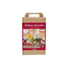 Creativ Company Bastelset Weihnachtsanhänger zum Ausmalen