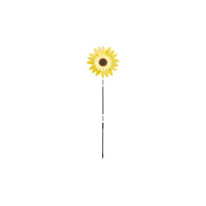 relaxdays Windrad Sonnenblume 70 cm