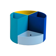 Exacompta Stiftehalter Bee Blue Dunkelblau/Gelb/Hellblau