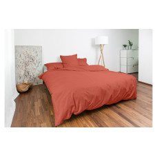 Night Fashion Duvetbezug Edi 200 x 210 cm, Rostbraun Night Fashion Duvetbezug Edi 200 x 210 cm, Rostbraun