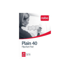 Nobo Flipchart Block 40 Blatt, blanko, 58 x 81 cm Weiss 1 Stück Nobo Flipchart Block 40 Blatt, blanko, 58 x 81 cm Weiss 1 Stück