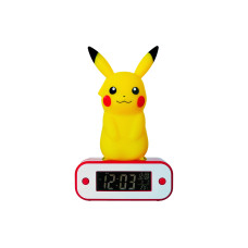 Teknofun Wecker Pikachu mit LED-Lampe
