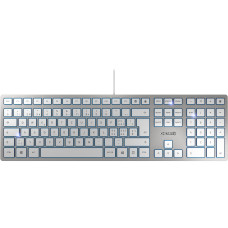 Cherry Tastatur KC 6000 Slim CH-Layout Silber